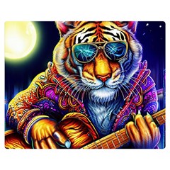 Tiger Rockingstar Premium Plush Fleece Blanket (medium) by Sparkle