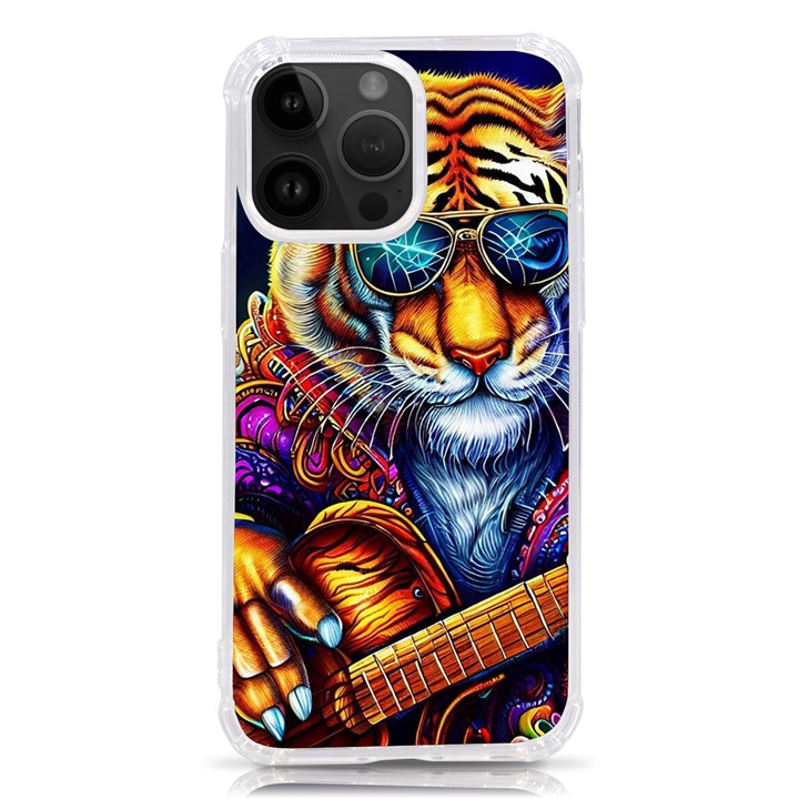 Tiger Rockingstar iPhone 14 Pro Max TPU UV Print Case