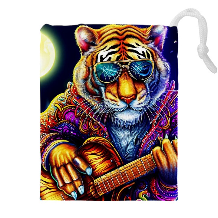 Tiger Rockingstar Drawstring Pouch (5XL)