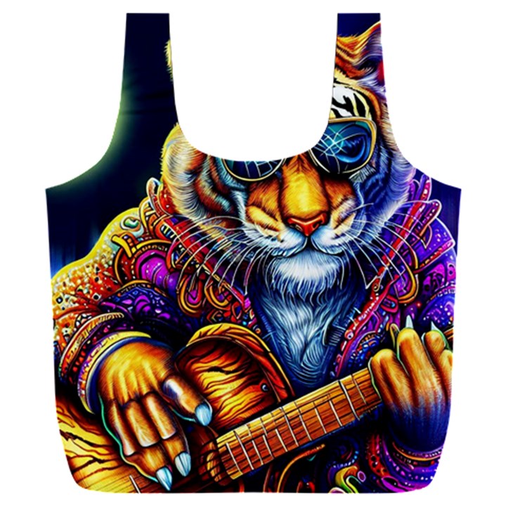 Tiger Rockingstar Full Print Recycle Bag (XXXL)