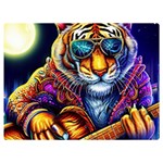 Tiger Rockingstar Premium Plush Fleece Blanket (Extra Small) 40 x30  Blanket Front