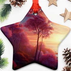 Pink Nature Ornament (star)