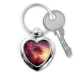 Pink Nature Key Chain (Heart)