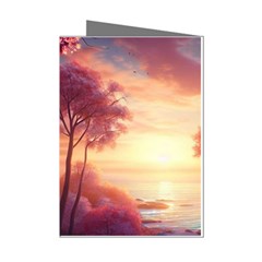 Pink Nature Mini Greeting Cards (pkg Of 8)