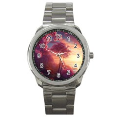 Pink Nature Sport Metal Watch