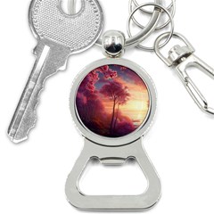 Pink Nature Bottle Opener Key Chain