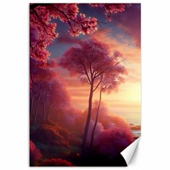 Pink Nature Canvas 12  x 18 