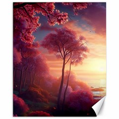 Pink Nature Canvas 11  x 14 