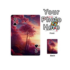 Pink Nature Playing Cards 54 Designs (mini)