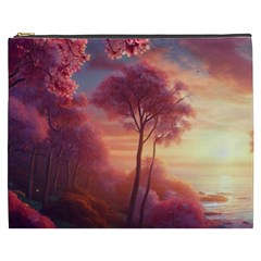 Pink Nature Cosmetic Bag (xxxl) by Sparkle