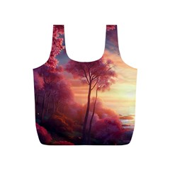 Pink Nature Full Print Recycle Bag (S)