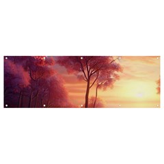 Pink Nature Banner and Sign 12  x 4 