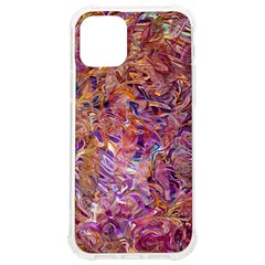 Ochre On Fuchsia Blend Iphone 12/12 Pro Tpu Uv Print Case by kaleidomarblingart