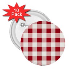 Gingham - 4096x4096px - 300dpi14 2 25  Buttons (10 Pack)  by EvgeniaEsenina