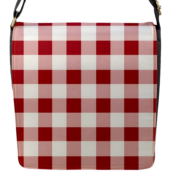 Gingham - 4096x4096px - 300dpi14 Flap Closure Messenger Bag (S)