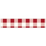 Gingham - 4096x4096px - 300dpi14 Small Premium Plush Fleece Scarf Back