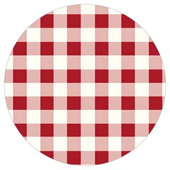 Gingham - 4096x4096px - 300dpi14 Round Trivet by EvgeniaEsenina