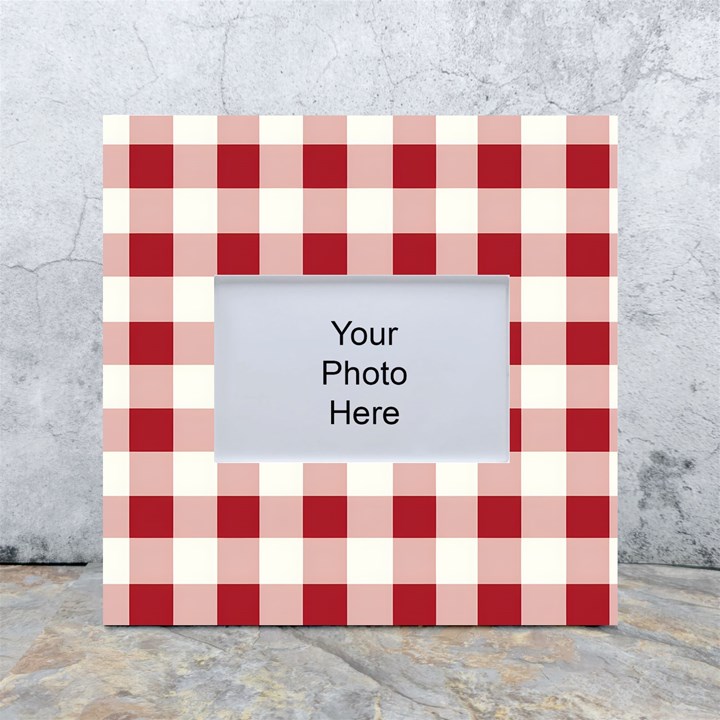 Gingham - 4096x4096px - 300dpi14 White Box Photo Frame 4  x 6 