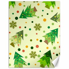 Geometric Christmas Pattern Canvas 12  X 16  by Grandong