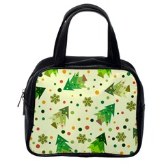 Geometric Christmas Pattern Classic Handbag (one Side) by Grandong