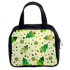 Geometric Christmas Pattern Classic Handbag (two Sides) by Grandong