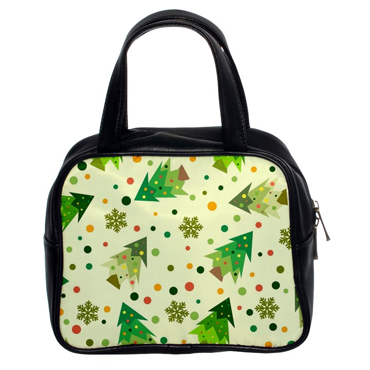 Geometric Christmas Pattern Classic Handbag (Two Sides)