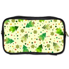 Geometric Christmas Pattern Toiletries Bag (two Sides) by Grandong