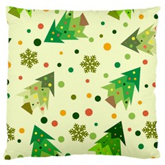 Geometric Christmas Pattern Large Cushion Case (two Sides) by Grandong