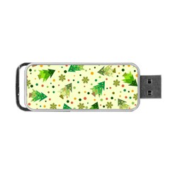 Geometric Christmas Pattern Portable Usb Flash (two Sides) by Grandong