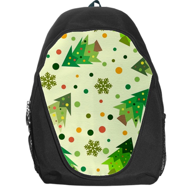 Geometric Christmas Pattern Backpack Bag