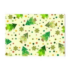 Geometric Christmas Pattern Crystal Sticker (a4) by Grandong