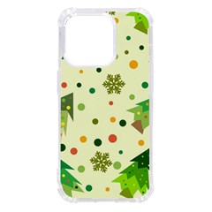 Geometric Christmas Pattern Iphone 14 Pro Tpu Uv Print Case by Grandong