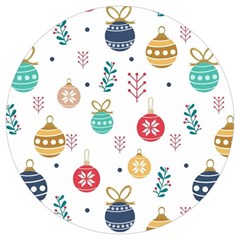 Cute Christmas Pattern Round Trivet