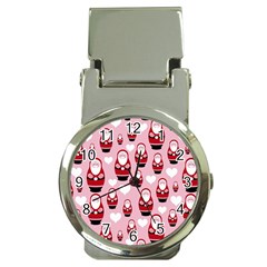 Christmas Santa Pattern Money Clip Watches by Grandong