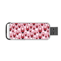 Christmas Santa Pattern Portable Usb Flash (one Side) by Grandong