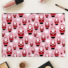 Christmas Santa Pattern Cosmetic Bag (xxl) by Grandong