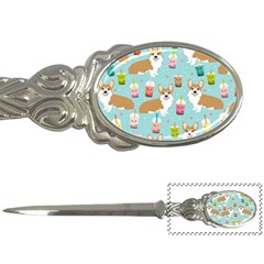 Welsh Corgis Dog Boba Tea Bubble Tea Cute Kawaii Letter Opener by Grandong