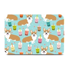 Welsh Corgis Dog Boba Tea Bubble Tea Cute Kawaii Plate Mats by Grandong