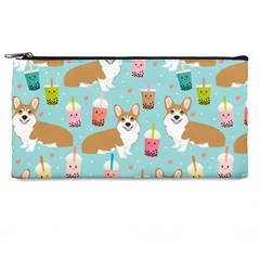 Welsh Corgis Dog Boba Tea Bubble Tea Cute Kawaii Pencil Case by Grandong