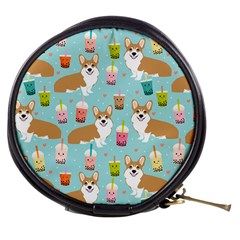 Welsh Corgis Dog Boba Tea Bubble Tea Cute Kawaii Mini Makeup Bag by Grandong