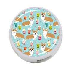 Welsh Corgis Dog Boba Tea Bubble Tea Cute Kawaii 4-port Usb Hub (two Sides) by Grandong