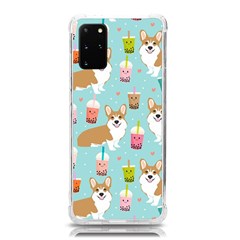 Welsh Corgis Dog Boba Tea Bubble Tea Cute Kawaii Samsung Galaxy S20plus 6 7 Inch Tpu Uv Case by Grandong