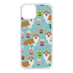 Welsh Corgis Dog Boba Tea Bubble Tea Cute Kawaii Iphone 14 Tpu Uv Print Case by Grandong