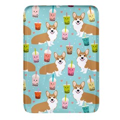 Welsh Corgis Dog Boba Tea Bubble Tea Cute Kawaii Rectangular Glass Fridge Magnet (4 Pack) by Grandong