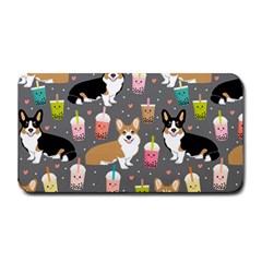 Welsh Corgi Dog Boba Tea Bubble Kawaii Medium Bar Mat by Grandong