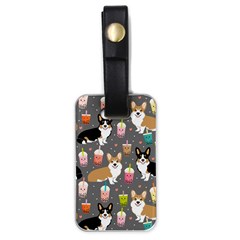 Welsh Corgi Dog Boba Tea Bubble Kawaii Luggage Tag (one Side) by Grandong