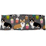 Welsh Corgi Dog Boba Tea Bubble Kawaii Body Pillow Case Dakimakura (Two Sides) Front