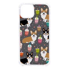 Welsh Corgi Dog Boba Tea Bubble Kawaii Iphone 13 Tpu Uv Print Case