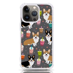 Welsh Corgi Dog Boba Tea Bubble Kawaii Iphone 13 Pro Tpu Uv Print Case by Grandong