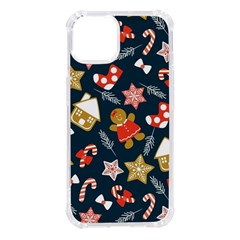 New Year Christmas Winter Pattern Iphone 14 Tpu Uv Print Case by Grandong